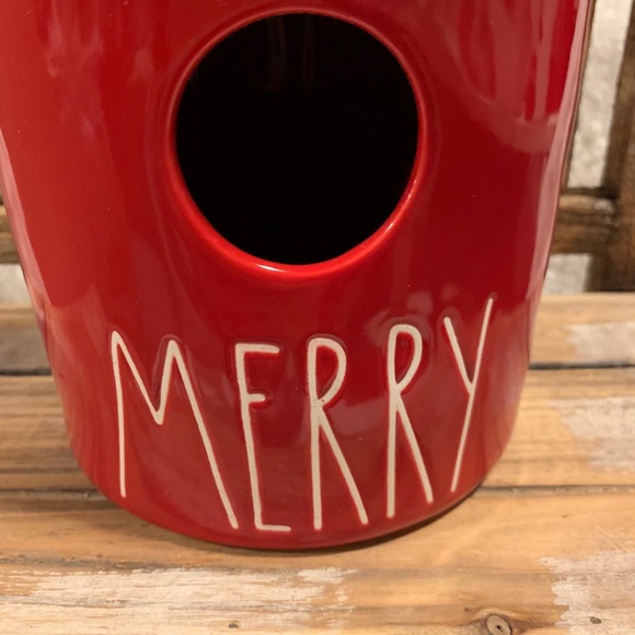 Rae Dunn MERRY Birdhouse - Picture 3 of 3